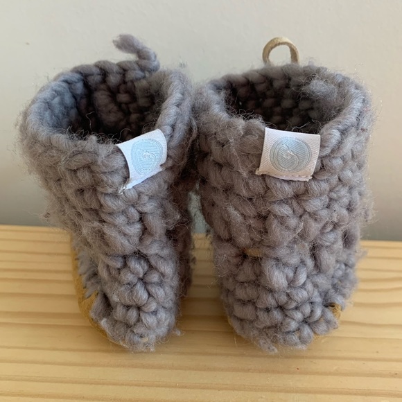 Beba Bean grey wool Sweater mocs. - Picture 3 of 4